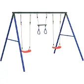 vidaXL Schommelset met schommels en trapeze