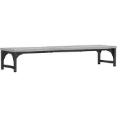 vidaXL Monitorstandaard 85x23x15,5 cm bewerkt hout grijs sonoma eiken