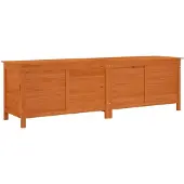 vidaXL Tuinbox 198,5x50x56,5 cm massief vurenhout bruin