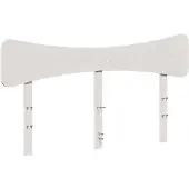 vidaXL Hoofdbord 160 cm massief grenenhout wit