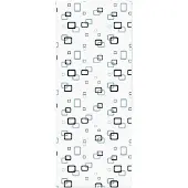 vidaXL Doucherolgordijn 90x240 cm stofbreedte 86 cm