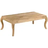 vidaXL Salontafel 116x66x41 cm massief mangohout