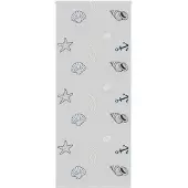 vidaXL Doucherolgordijn 100x240 cm stofbreedte 96 cm