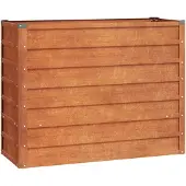 vidaXL Plantenbak verhoogd 100x40x77 cm cortenstaal roestig