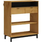 vidaXL Bartafel FLAM 92x45x110 cm massief grenenhout