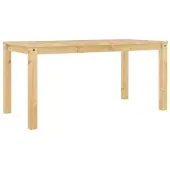 vidaXL Eettafel PANAMA 160x80x75 cm massief grenenhout