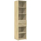 vidaXL Hoge kast 45x42,5x185 cm bewerkt hout sonoma eikenkleurig