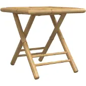 vidaXL Tuintafel, inklapbaar, 45x45x45 cm, bamboe