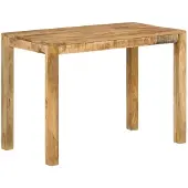 vidaXL Eettafel 110x55x76 cm massief mangohout