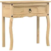 vidaXL Wandtafel Corona 73x35x73 cm massief grenenhout