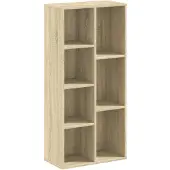 vidaXL Boekenkast 50x25x105 cm bewerkt hout sonoma eikenkleurig