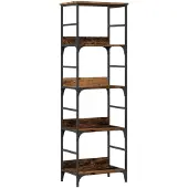 vidaXL Boekenkast 50x33x153 cm bewerkt hout oud houtkleurig