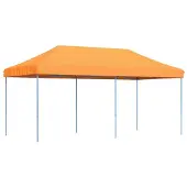 vidaXL Partytent inklapbaar pop-up 580x292x315 cm oranje