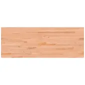 vidaXL Bureaublad 150x55x2,5 cm massief beukenhout