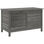 vidaXL Tuinbox 99x49,5x58,5 cm massief vurenhout antracietkleurig