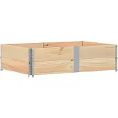 vidaXL Plantenbak 150x100 cm massief grenenhout