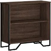 vidaXL Boekenkast 80x31x74,5 cm bewerkt hout bruin eikenkleur