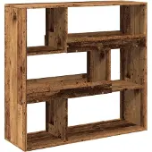 vidaXL Boekenkast / kamerscherm 100x33x94,5 cm oud houtkleurig
