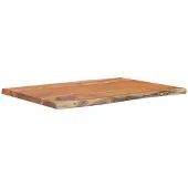 vidaXL Tafelblad rechthoekig natuurlijke rand 50x40x2,5 cm acaciahout