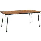 vidaXL Tuintafel met haarspeldpoten 180x90x75 cm massief acaciahout
