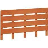 vidaXL Hoofdbord 150 cm massief grenenhout wasbruin