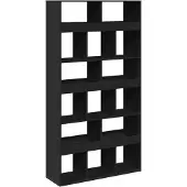 vidaXL Kamerscherm 100x33x187,5 cm bewerkt hout zwart