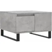 vidaXL Salontafel 55x55x36,5 cm bewerkt hout betongrijs
