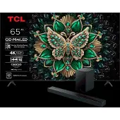 TCL 65c6k Qd-miniled Google Tv 65" + Q65h Soundbar Tv-bundel