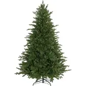 Youjia Kunstkerstboom, 180 cm, met 1821 vlamvertragende toppen, inklapbaar metalen voet