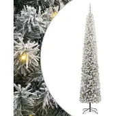 vidaXL Kunstkerstboom Groen 270 cm PVC en Staal en Kunststof