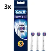 Oral-B 3DWhite Opzetborstel - 3 x 3 stuks