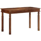 vidaXL Eettafel 120x60x77 cm massief acaciahout