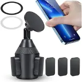 Famanu – Magnetische telefoonhouder voor in de auto, bekerhouder