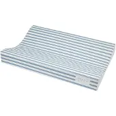 Meyco Baby Fat Stripe aankleedkussen - Jeans Blue - 50x70cm