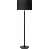Lucide Vloerlamp MAYA, zwart, Woon-/ Eetkamer, Textiel / Stof / Zijde, vloerlamp