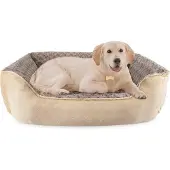 Markenlos Wasbare hondenmat XL, beige, antislip