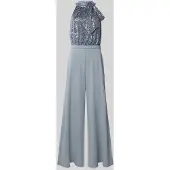 Swing regular fit jumpsuit met paillettenafwerking