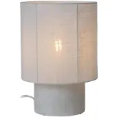 Lucide Tafellamp Tissaja Ø 20cm wit