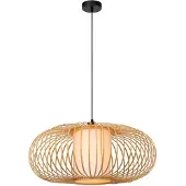 Lucide Hanglamp Thuline Ø 60cm houtlook