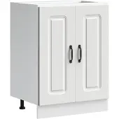 vidaXL Spoelbakonderkast Kalmar 60x46x81,5 cm bewerkt hout wit
