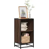 vidaXL Boekenkast 40x35x76 cm bewerkt hout bruin eikenkleur