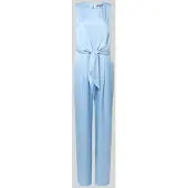 Christian Berg Jumpsuit van Satijn met Strikceintuur