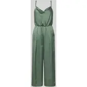Jake*s Cocktail Jumpsuit van satijn met cascadehals