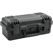 vidaXL Flightcase draagbaar 46,5x21,5x17,5 cm PP zwart