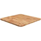 Super Merchant Tafelblad vierkant 40x40x1,5cm massief eiken lichtbruin