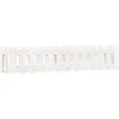 vidaXL Plantenbak verhoogd hekontwerp 150x30x30 cm grenenhout wit