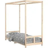 vidaXL Kinderbedframe 80x200 cm massief grenenhout
