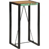 vidaXL Bartafel 60x55x110 cm massief gerecycled hout