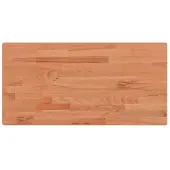 vidaXL Tafelblad rechthoekig 100x50x1,5 cm massief beukenhout
