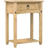 vidaXL Wandtafel Corona 55x35x73 cm massief grenenhout